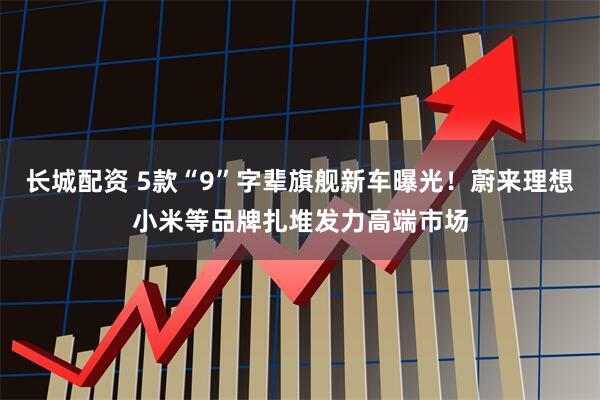 长城配资 5款“9”字辈旗舰新车曝光！蔚来理想小米等品牌扎堆发力高端市场