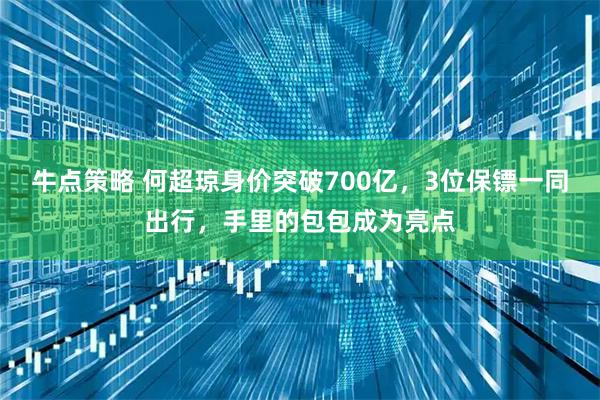 牛点策略 何超琼身价突破700亿，3位保镖一同出行，手里的包包成为亮点
